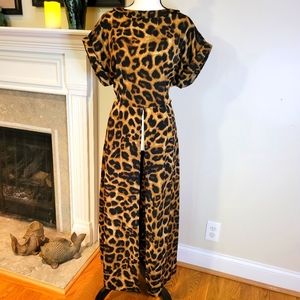 Vonda Animal Print Duster